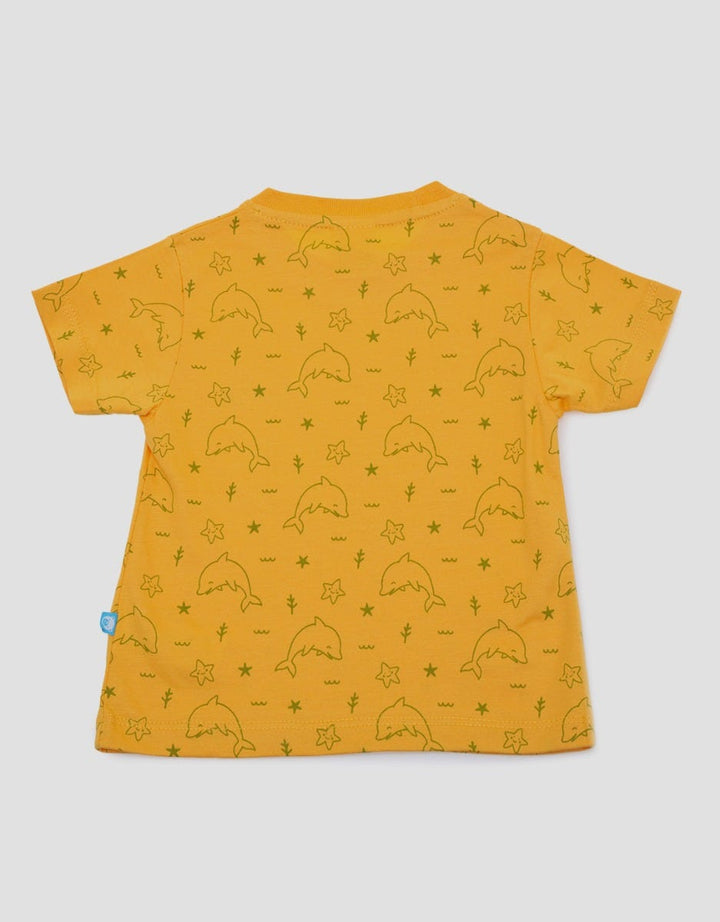 Pipiniko Tencel Fish Kaus Bayi Laki-laki