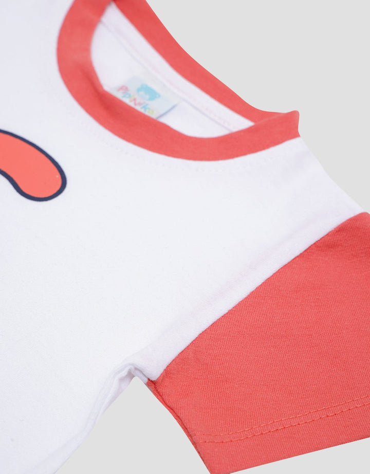 Pipiniko Cat Print Kaos Anak Laki-laki