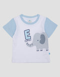 Pipiniko Dino Print Kaos Anak Laki-laki