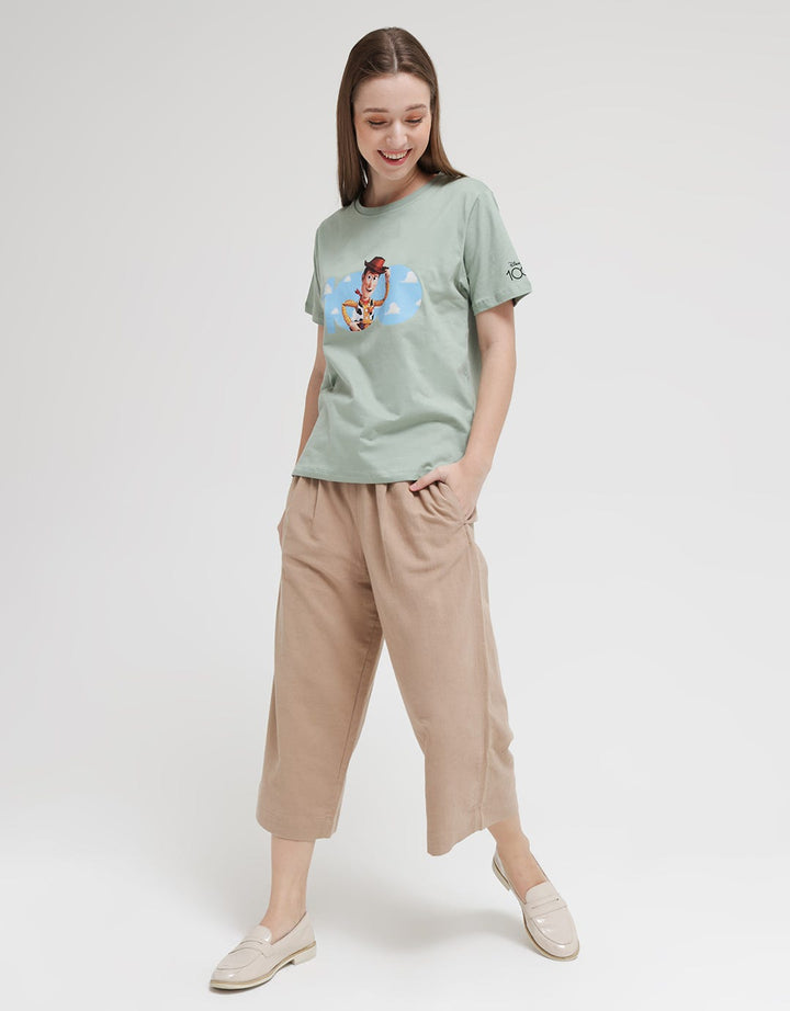 Disney Short Sleeve T-Shirt Disney 100 Print Woody