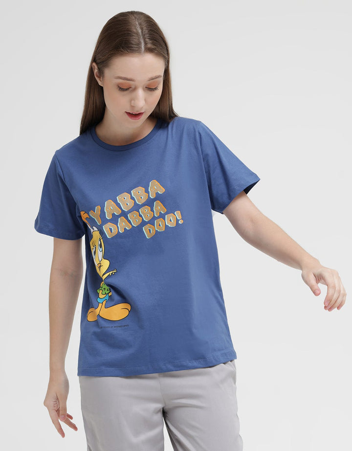 Nevada Warner Bross Tweety Print Kaos Wanita