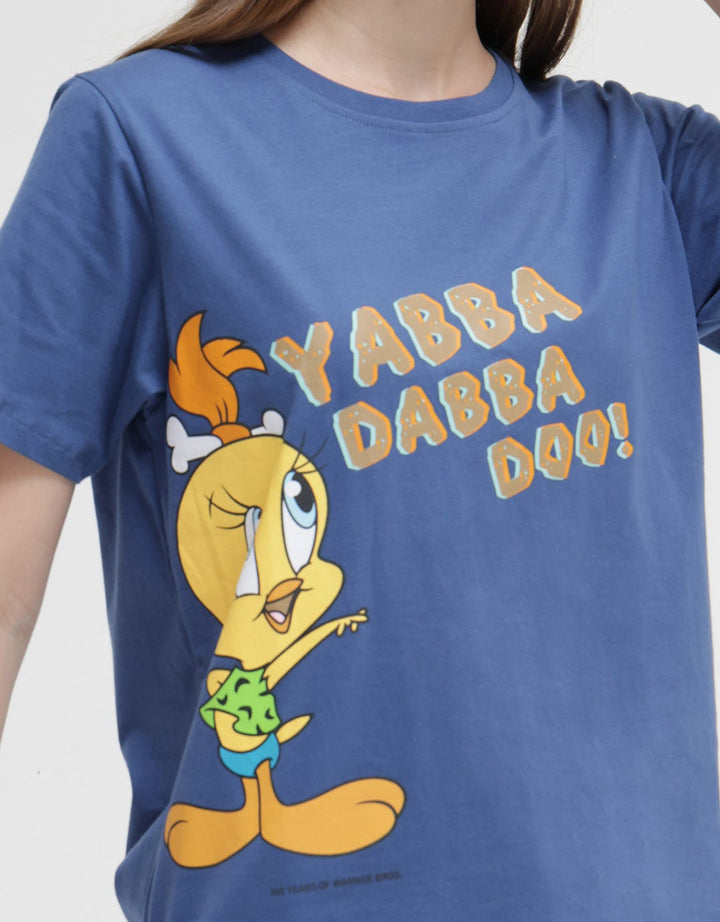 Nevada Warner Bross Tweety Print Kaos Wanita