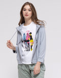 American Jeans Reguler Hoodie Jaket Wanita