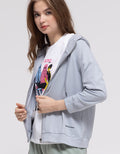 American Jeans Reguler Hoodie Jaket Wanita