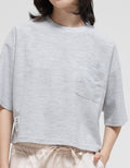 American Jeans Short Sleeve T-Shirt Print Tee Good Energy Terry