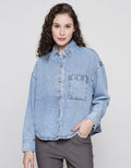Nevada Long Sleeve Shirt Denim