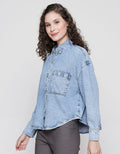 Nevada Long Sleeve Shirt Denim