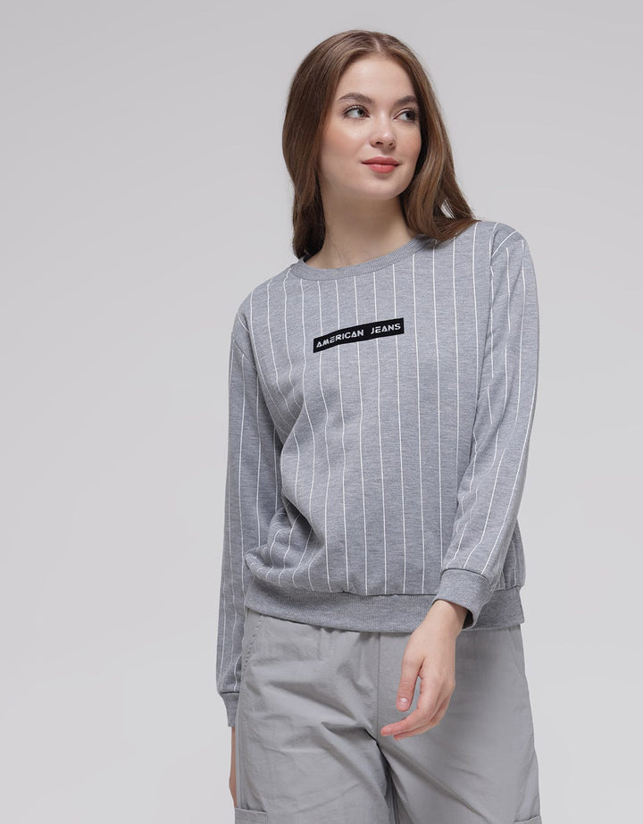 American Jeans Vertical Stripe Sweater for Women