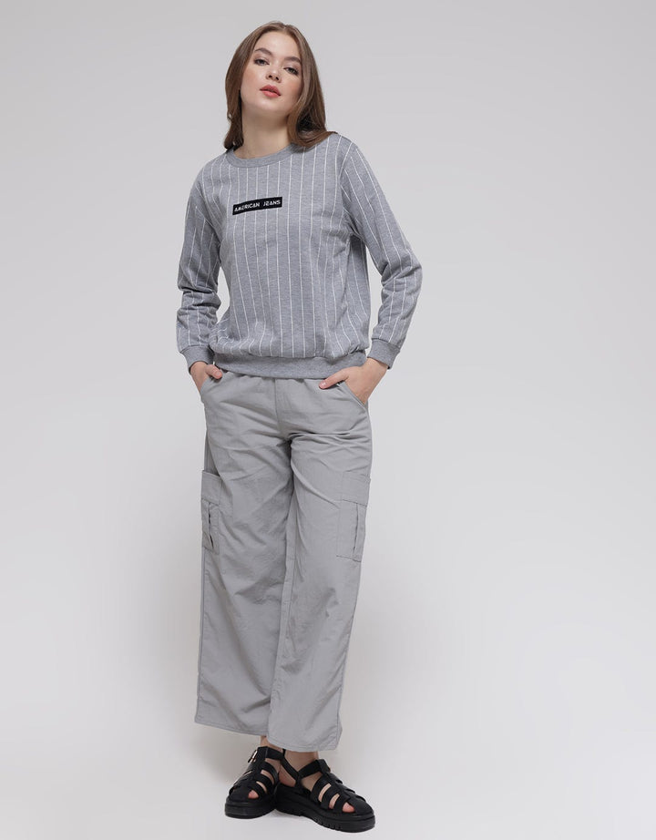 American Jeans Vertical Stripe Sweater for Women