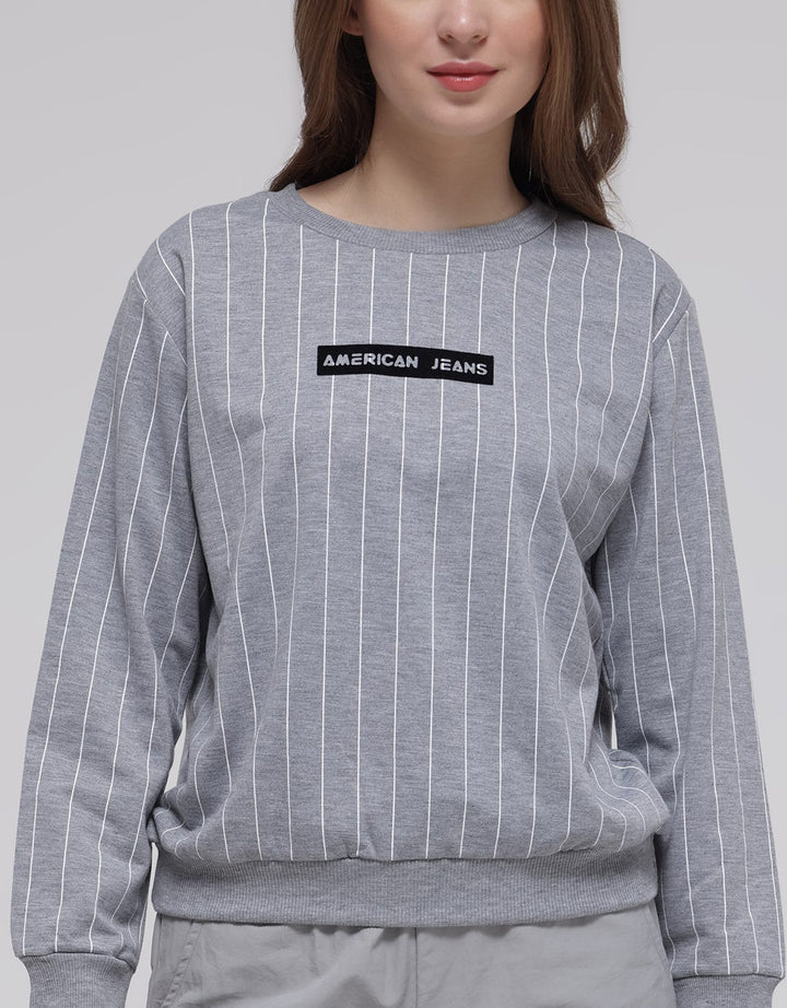 American Jeans Vertical Stripe Sweater for Women
