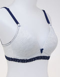 Nevada Non Push Up Regular Bra With Small Lace