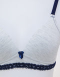Nevada Non Push Up Regular Bra With Small Lace