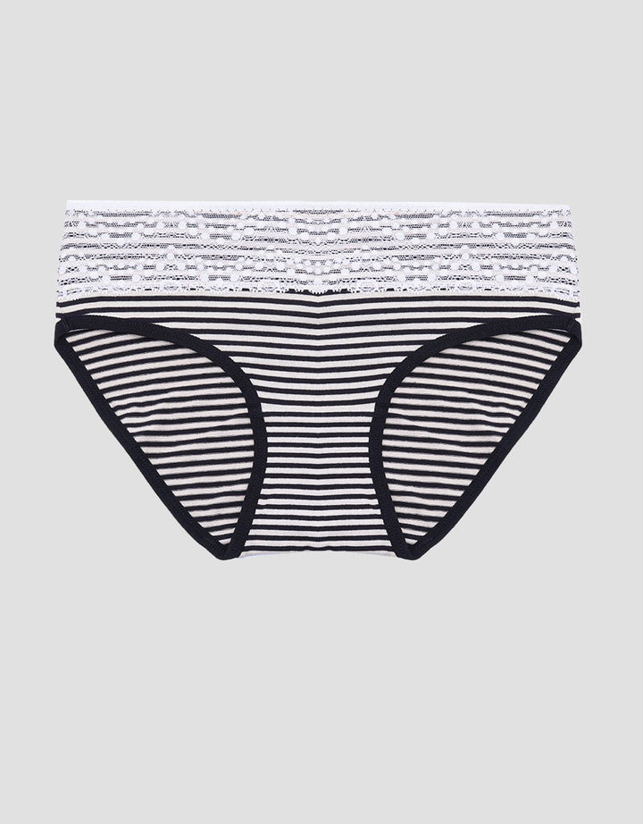 Nevada Lace Stripe Celana Dalam Mini Wanita