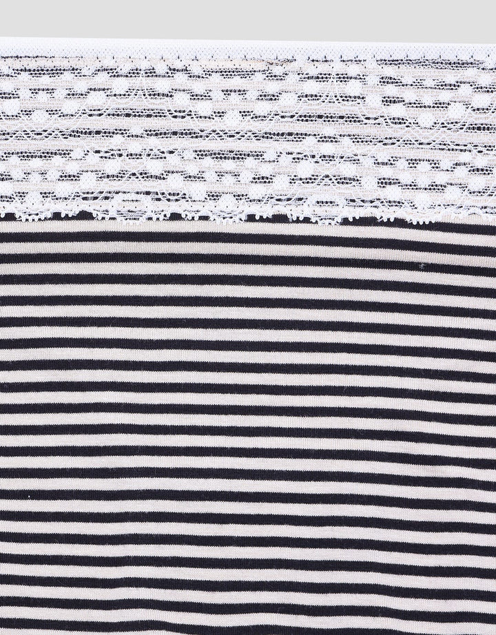 Nevada Lace Stripe Celana Dalam Mini Wanita