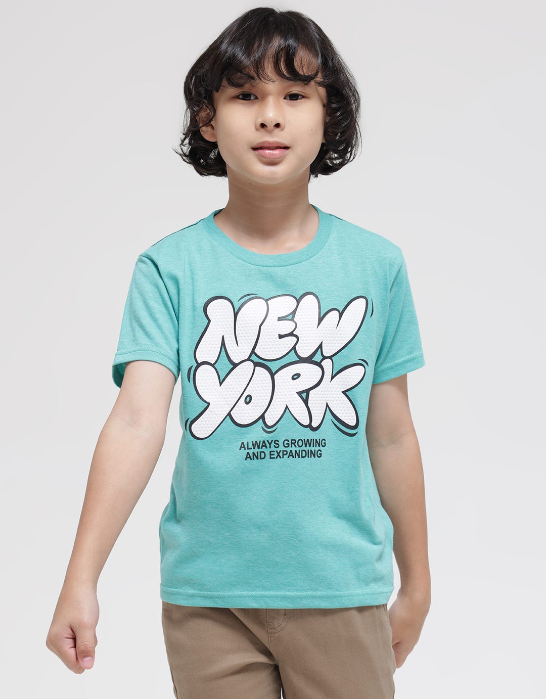 Little M New York Print Boys T-Shirt