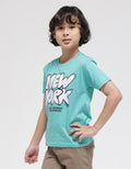 Little M New York Print Boys T-Shirt