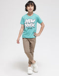Little M New York Print Boys T-Shirt