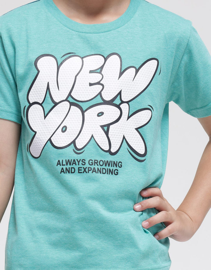 Little M New York Print Boys T-Shirt