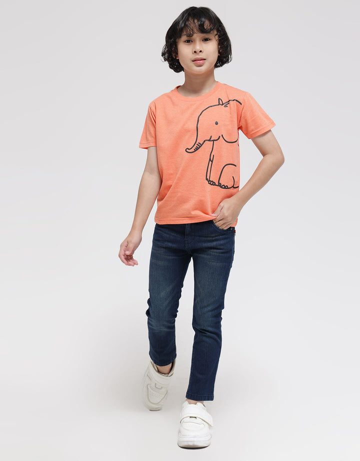 Little M Short Sleeve T-Shirt Gajah