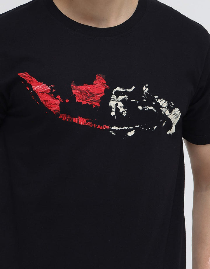 T Zone Short Sleeve T-Shirt Seasonal Id Coll 2023 Print Map Of Indonesia