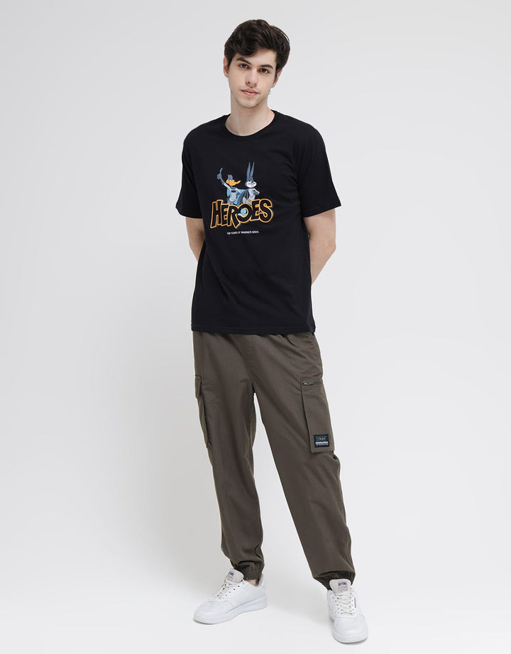 T Zone Short Sleeve T-Shirt Mash Up Wb 100Th Anniv 1 Heroes