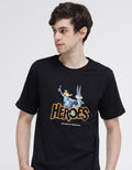 T Zone Short Sleeve T-Shirt Mash Up Wb 100Th Anniv 1 Heroes