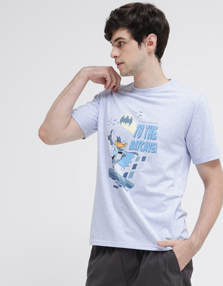 T Zone Short Sleeve T-Shirt Mash Up Wb 100Th Anniv - 5 To The Batcave Wbmas