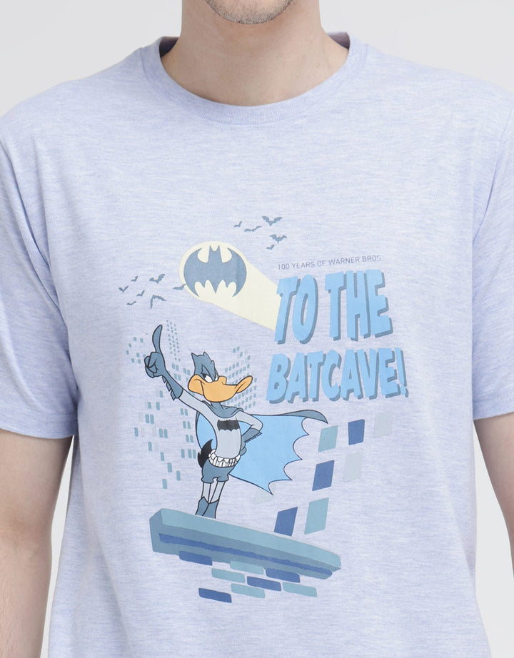 T Zone Short Sleeve T-Shirt Mash Up Wb 100Th Anniv - 5 To The Batcave Wbmas