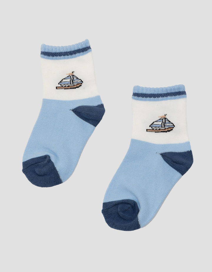 Pipiniko Ocean Print Baby Socks