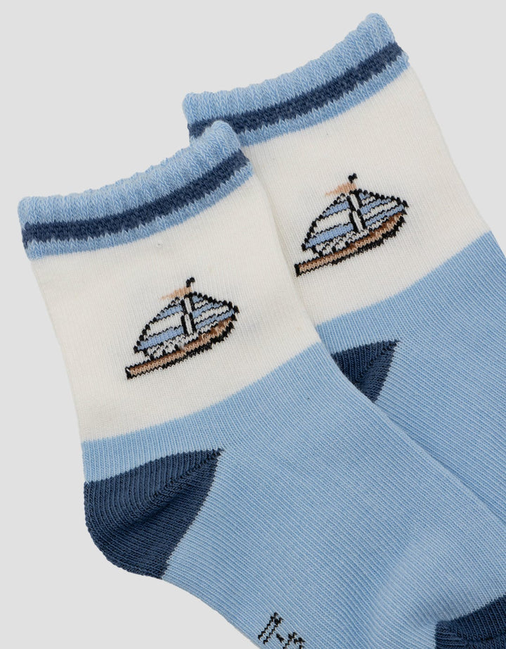 Pipiniko Ocean Print Baby Socks