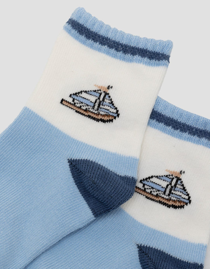 Pipiniko Ocean Print Baby Socks