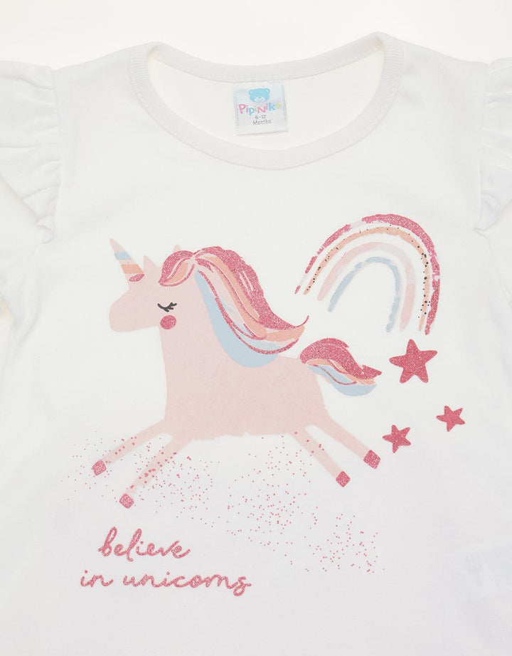 Pipiniko Top-Bottom Set Legging Unicorn