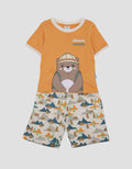 Pipiniko Bear Camp Set Pakaian Anak Laki-laki