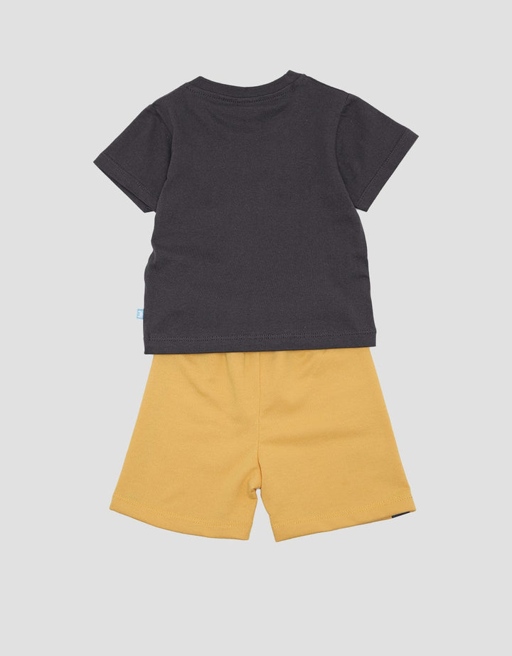 Pipiniko Top-Bottom Set Terry Short Animal Friend