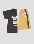 Pipiniko Top-Bottom Set Terry Short Animal Friend