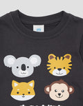 Pipiniko Top-Bottom Set Terry Short Animal Friend