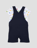 Pipiniko Dino Detail Overall Anak Laki-laki