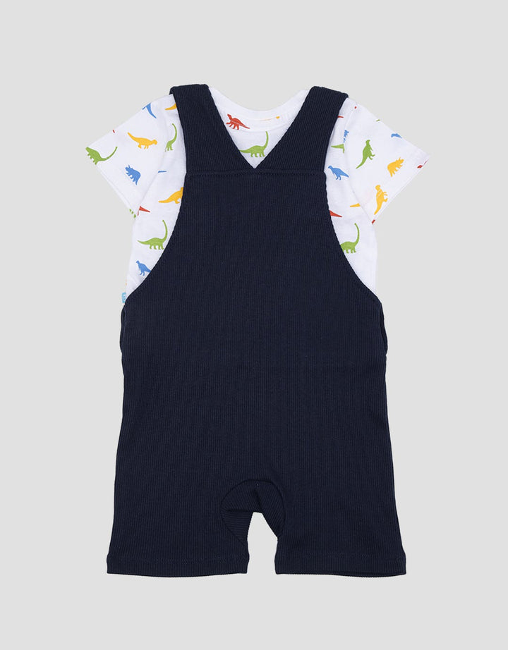 Pipiniko Dino Detail Overall Anak Laki-laki