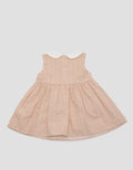 Pipiniko Ruffle Pocket Midi Dress Anak Perempuan