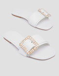 Connexion Buckle Strap Slipper Sandals Women