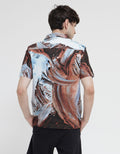 Walrus Abstract Print Studio Shirt