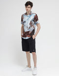 Walrus Abstract Print Studio Shirt