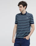 Walrus Small Stripe Two Tone Polo Shirt