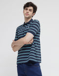 Walrus Small Stripe Two Tone Polo Shirt