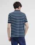 Walrus Small Stripe Two Tone Polo Shirt