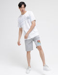 Nevada Short Pants Knit Print Wave
