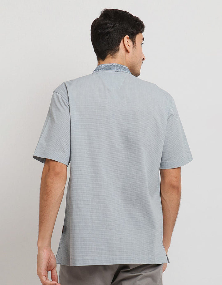 Al Mustika Blue Thoughts Short Koko Pria