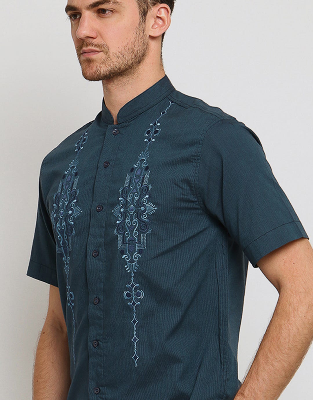 Al Mustika Greek Green Short Koko Pria