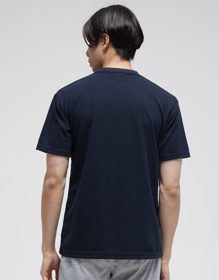 Details Short Sleeve T-Shirt R Neck Solid Ottoman Gramasi