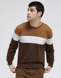 Details Sweatshirt Jumper Cut And Sewn 3 Stripe Center